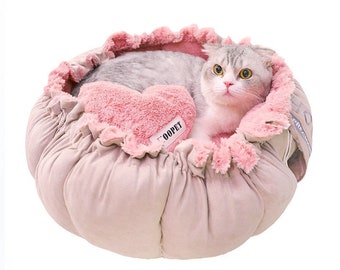 Pet Petal Four Seasons Long Plush Bed