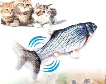 Cat Electric USB Charging Fish Funny Toys