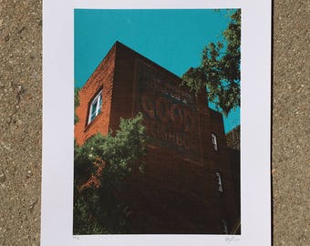 Votre voisin pourrait utiliser un bon voisin - Sérigraphie Ghost Sign