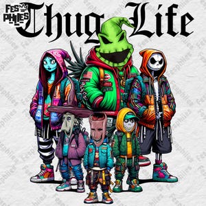 Horror Halloween Png, Halloween Horror Thug Life Png, Halloween Nightmare Png, Trick Or Treat Png, Spooky Season Png, Digital Download