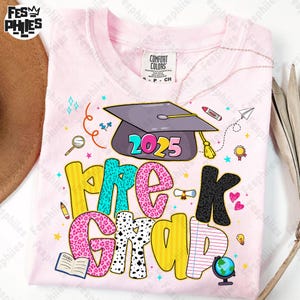 Pre-K Grad Png, 2025 Preschool Graduate Png, Pre K Graduate Png, End of School Png, Graduation Gift Idea, Pre-K Graduation Png 2025 Png