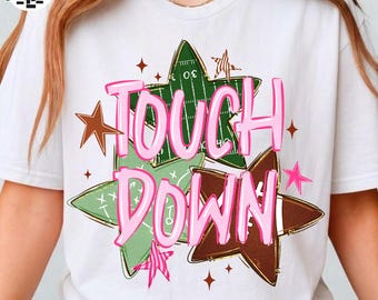 Star Football Mom PNG, Football Season PNG, Fall Sports Shirt Design, Cute Football Fan PNG, Game Day Sublimation, Digital Download