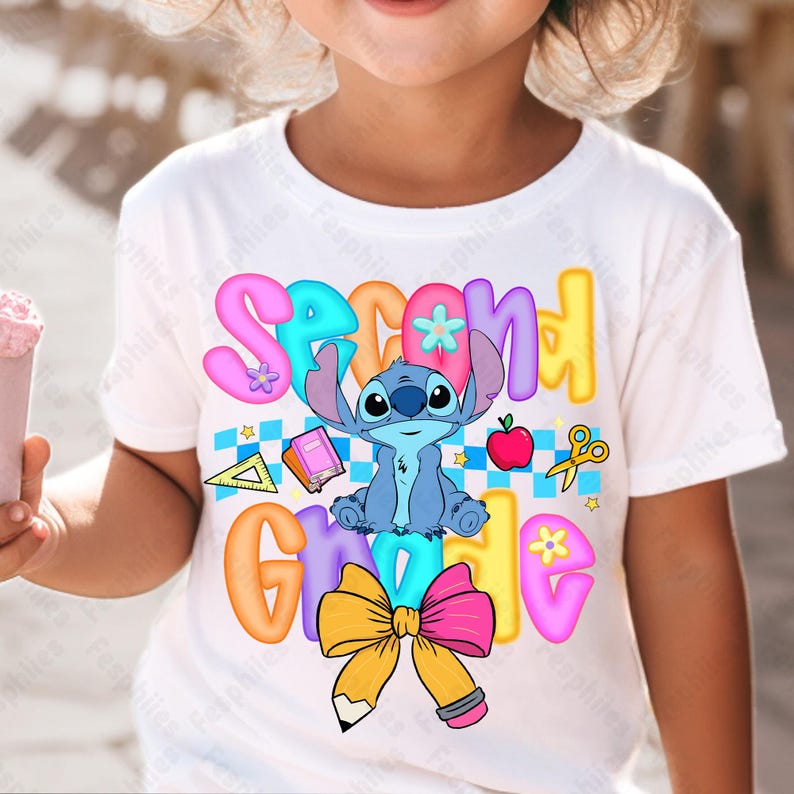 Preppy förskoleklass till 4:e klass, tecknad pastellrosett png, tecknad första skoldagens design, blå alien tillbaka till skolan png-paket, söt skola png bild 6