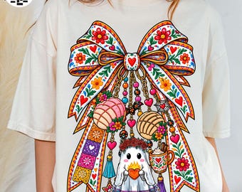 Pantasmas Conchas Halloween PNG, Mexican Pan Dulce Charm Design, Spooky Ghost Graphic, Espooky Vibes Holiday Shirt, Digital Download
