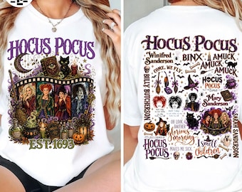 Bad Witches Vibes PNG, 2 Sided Neon Witch Halloween Design, Retro Spooky Character Graphic, Funny Halloween Shirt, Digital File