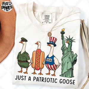 Funny 4th Of July Silly Goose Png, USA Goose Sublimation Design, Retro Patriotic Goose Png, Patriotic Png, Independence Day Png,Digital File