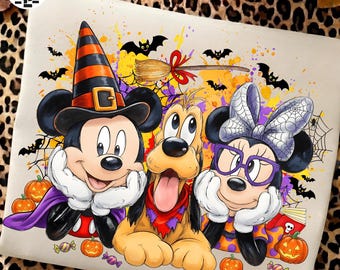 Meet Me On Main Street PNG, Hand Drawn Halloween Cartoon Design, Spooky Season Shirt PNG, Trick or Treat Friend Graphic, Digital Download