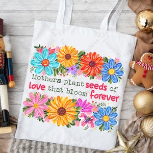Retro Mama Quote png, She is Mom Png, Penseldrag Mama Png, Boho Floral Mama Png, Mom Png, Mors Dag Present Png, Blessed Mom PNG bild 5
