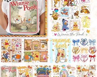 10+ Honey Bear Friends PNG Bundle, Family Vacation 2026, Magic Kingdom Trip Png, Cartoon Kids Vacation Clipart, Happiest Place PNG