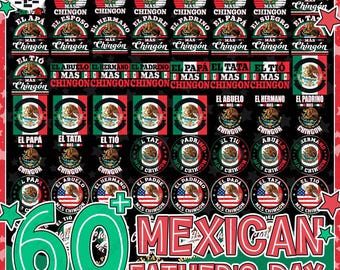 60+ El Papa/Padrino/Abuelo Mas Chingon Png Bundle, Eres Mi Heroe Png, Funny Spanish Father's Day Png, Gift For Dad, Dia Del Padre Png