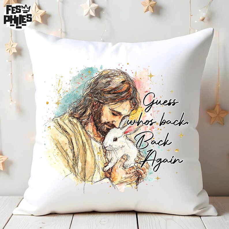 He is Risen PNG, Jesus With Bunny PNG, Matthew 28:6 PNG, Christian ...