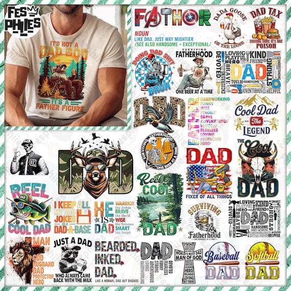 25+ Father's Day Png Bundle, Dad Quote Png, Dad Bundle Png, Best Dad Ever Png, Grandpa Png, Gift For Dad Png, Daddy Gift Png, Dad Jokes Png