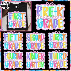 Retro Back To School Coquette Bundle, First/Second/Third Grade DesignKindergarten, First Day Of School Png, Teacher PNG, School Bundle Png