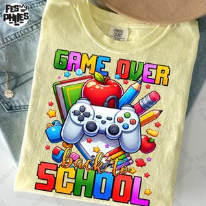 School Video Controller Png, Game over Back To School Png, School Life Png, Game Controller Png, First Day Of School Png, School Boy Png
