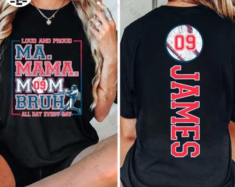 Custom Baseball Mom Bruh Png, Mama Baseball Png, Baseball Mama Shirt Png, Sports Mom Png, Baseball Season Png, Mother's Day Gift Png