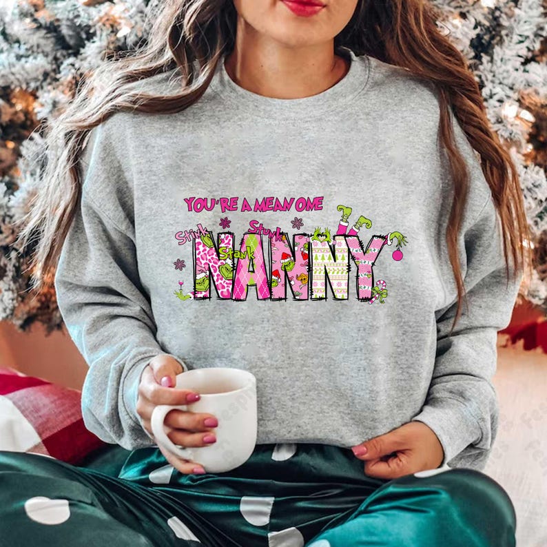 10 CUSTOM You Are Mean One Mom/mimi/momma Png Bundle, Pink Christmas