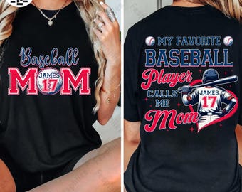 Custom Baseball Mom Png, Baseball Mama Shirt With Kids Name & Jersey Number Png, Baseball Coquette, Baseball Mama Png, Baseball Game Day