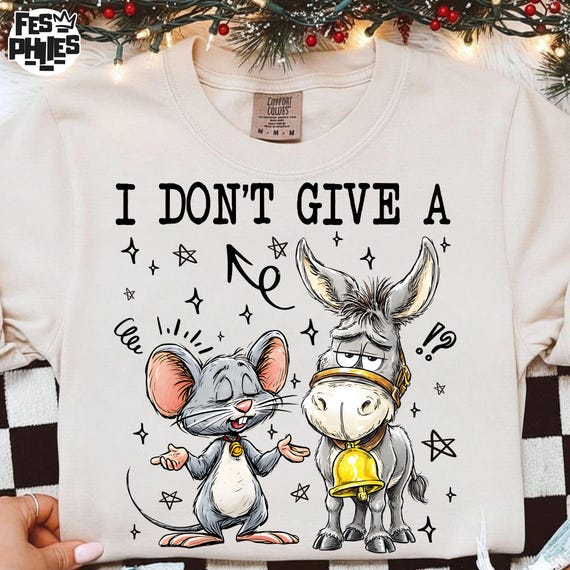 I Don’t Give a Rat’s Ass PNG, Funny Donkey PNG, Sarcasm Humor Design, Trending Attitude Shirt PNG, Sarcastic Quote Sublimation Png
