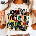 African American Abolitionist PNG, They Not Like Us Juneteenth Design, We Outside Since 1865 Png, Digital Download
