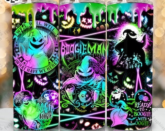 Halloween Friend Killer 20oz Tumbler Png, Halloween Cartoon Nightmare Png, Monster Nightmare 20oz Skinny Tumbler Png Design, Digital File