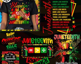 Juneteenth Bundle Png, Black History Png, Free-ish Png, Juneteenth 1865 Png, They Not Like Us Png, Black Freedom Png, Juneteenth Celebrate