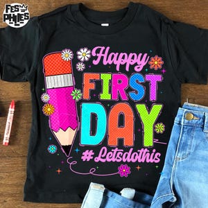 Retro Neon Checkered Teacher Png, Colorful First Day Of School Png, Teacher Back To School Png, Trendy Teacher Gift, Groovy Teacher Png