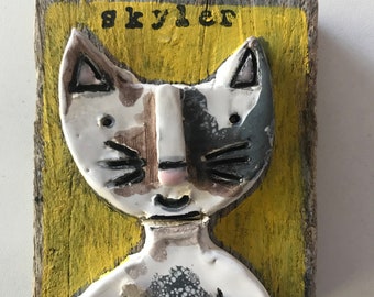 Cat, Custom Clay Pet Portraits, Mini, Anthropomorphic