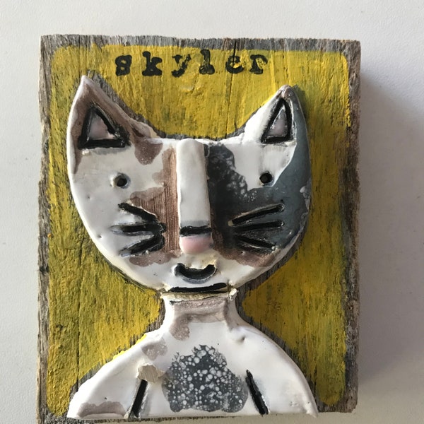 Cat, Custom Clay Pet Portraits, Mini, Anthropomorphic