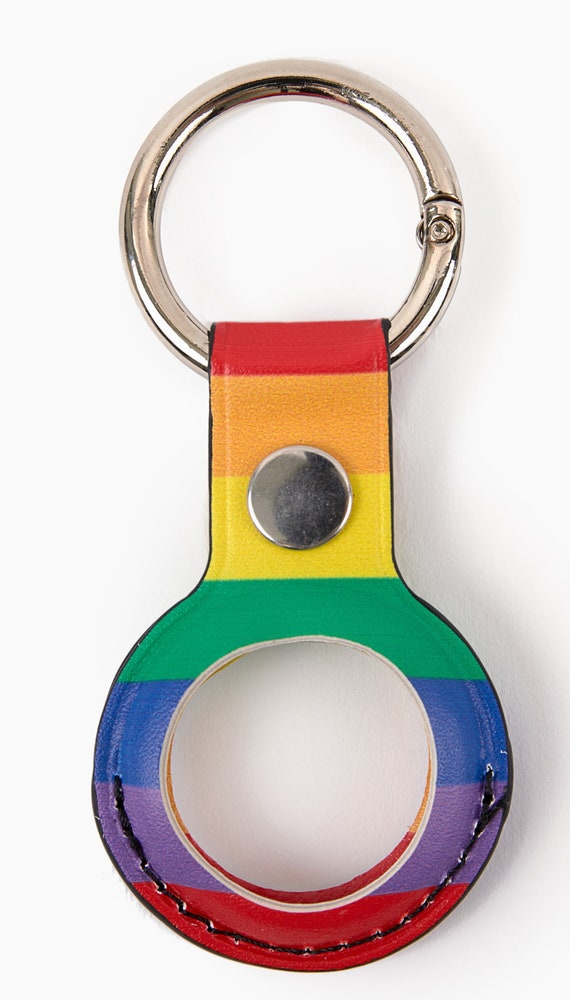 Apple キーリング レインボー Rainbow AirTag Case, AirTag Keychain, Pride Airtag, AirTag