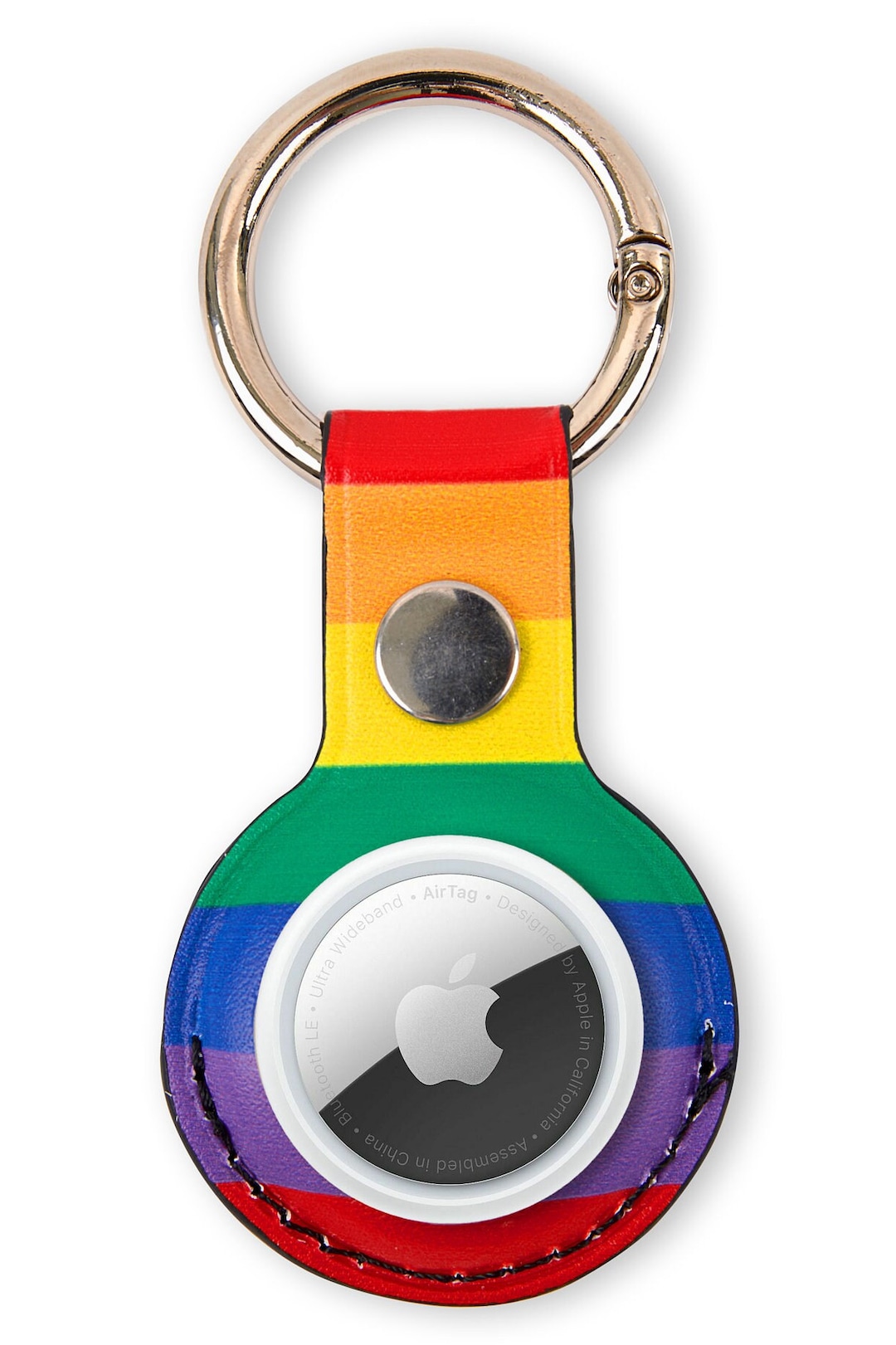 Apple キーリング レインボー Rainbow AirTag Case, AirTag Keychain, Pride Airtag, AirTag