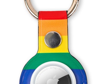 Rainbow AirTag Case, AirTag Keychain, Pride AirTag, AirTag Cover, Bag Air Tag Case, Tracker Tag Case, Target AirTag, Air Tag Key Chain