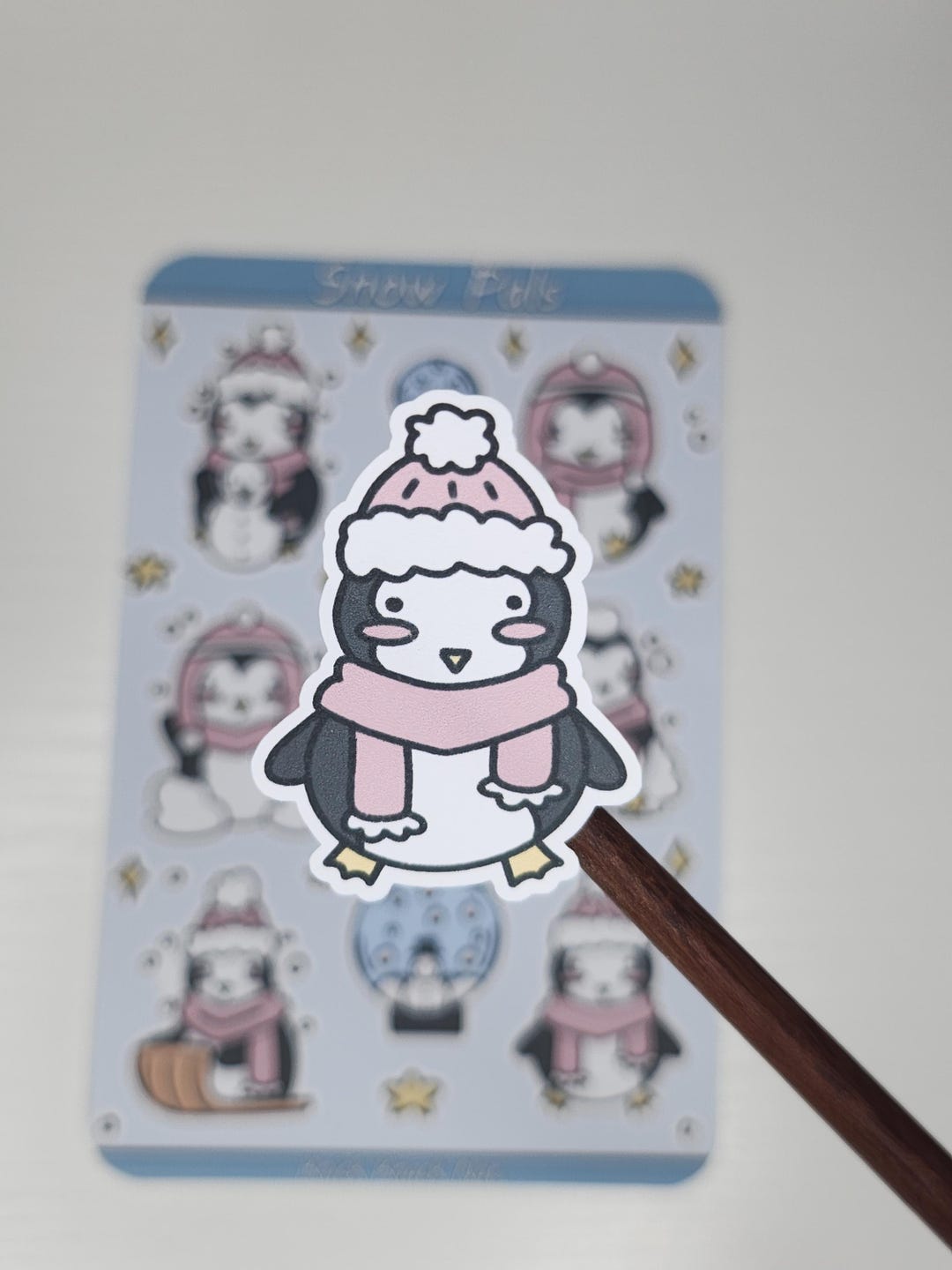 Snow Pals Sticker Sheet! Cute, Snowman, Penguin, Stars, Snowball ...