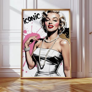 Iconic Pop Art Glam Digital Download