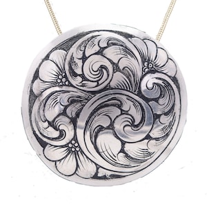 Handcrafted Silver Concho Necklace: Western Boho Cowgirl Jewelry