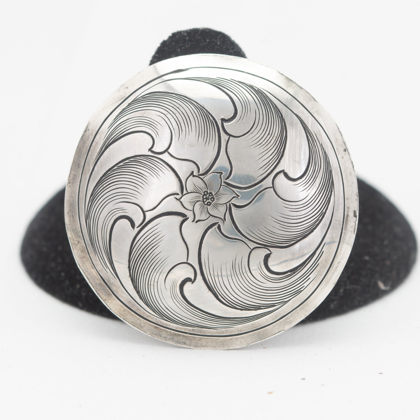 Silver Concho for Saddle 1.50 Bridle Conchos Bridle Etsy