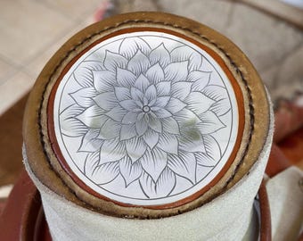 Silver Saddle Horn Cap 2", Saddle Conchos, Mothers Day Gift For Mom, Screw Back Sterling Silver  Hand Engraved Saddle Conchos,