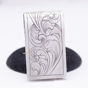 Western Silver Money Clip For Men , Cowboy Money Clip, Fathers Day Gift From Daughter, Gifts For Men, Metal Money Clip, Gift For Boyfriend