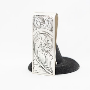 Western Money Clip For Men, Silver Money Clip, Cowboy Money Clip, Fathers Day Gift From Daughter, Western Gifts For Men, Cowboy Money Clip
