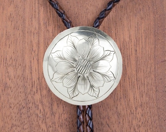 Wedding Silver Bolos Tie For Men, Sterling Silver Bolos, Western Jewelry Men, Silver Bolo for Women, Christmas Gifts For Dad From Daughter