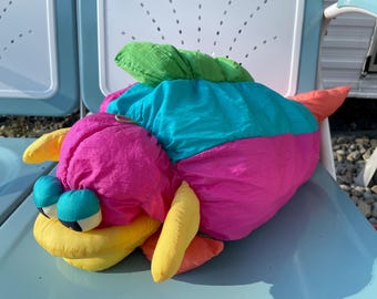 Vintage 1980's Chubbles Blue Hooded Plush With Original Tags