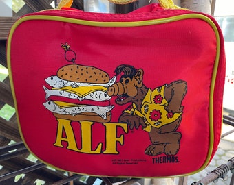 vintage 1987 Boîte à lunch souple Alf With Sandwich