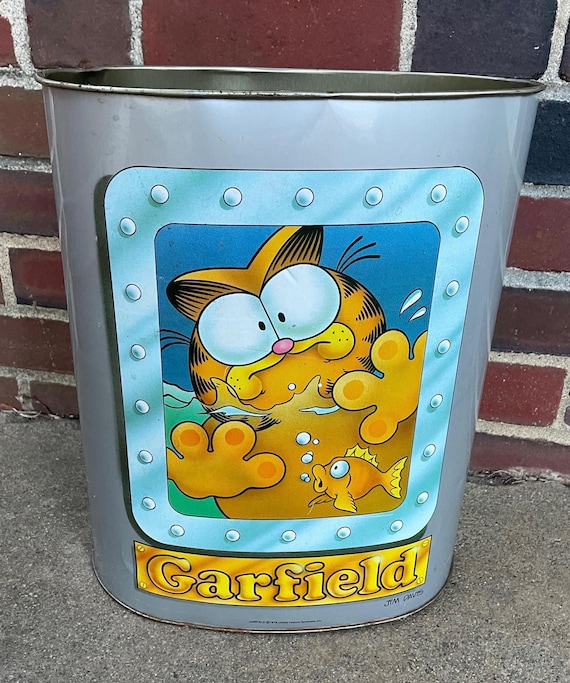 【希少品】Garfield 水槽 小物入れ 1980年代 アメリカ アメトイ ガーフィールド Garfield ライト 1980年代 雑貨 アメリカ