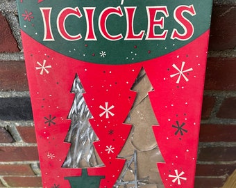 Vintage Hy-Siltone Christmas Tree Icicle Tinsle