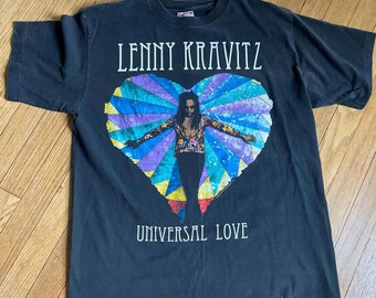 Vintage 1993 Lenny Kravitz Universal Love Tour Shirt - Etsy
