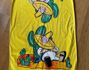 Vintage South of The Border Beach Towel