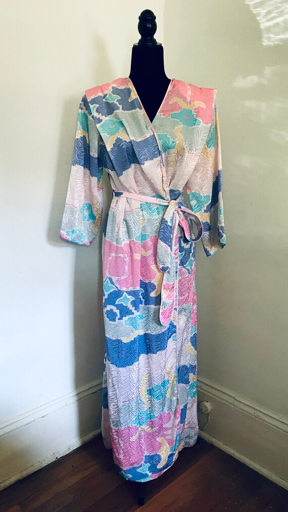 1980s Vtg. Mary McFadden Collection One Pastel Abs