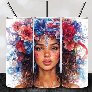 Dominican Republic | Dr Tumbler Wrap | Skinny Tumbler | Dominicana Soy | PNG Download | Tumbler Wrap PNG | Dominican Flag PNG