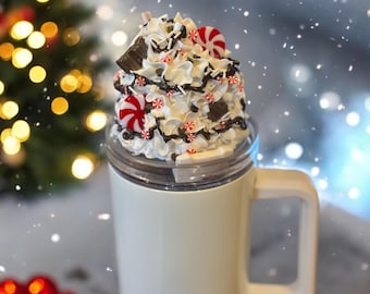 Stanley Tumbler Topper: Faux Whipped Cream Cup Accessory
