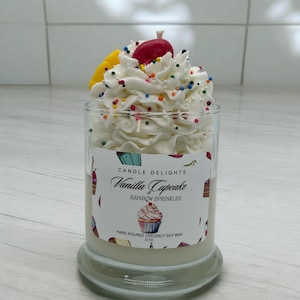 Sweet Candles | Scented Candle | Soy Wax Hand Crafted Candle Cake | Mother&#39;s Day Gifts | Handmade Candle | Birthday Gift | Home Decor
