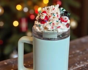 Stanley Tumbler Topper: Faux Whipped Cream Cup Accessory